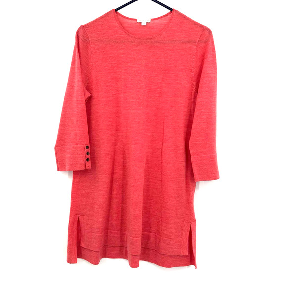 J. Jill size XS merino wool 3/4 sleeve light weight sweater top shirt tunic - Picture 1 of 8